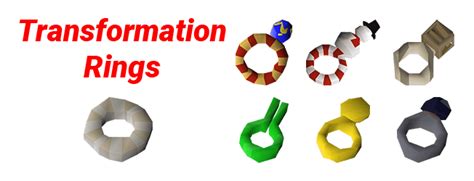 uri transform osrs|Transformation rings .